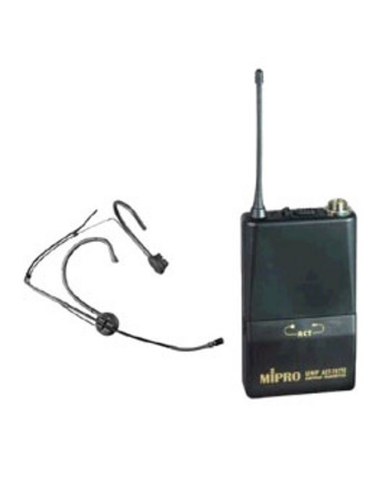 ACT707 Belt Pack Transmitter and Waterproof Headset Microphone pack
