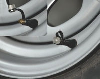 No-Loss Tyre Valve Caps - Metal