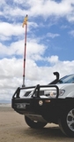 Safety Flag Pole - 2.1m Telescopic (Zinc Plated Steel Base)