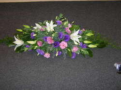 Pastel double ended Funeral Spray