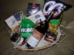 Savoury Hamper with Wine