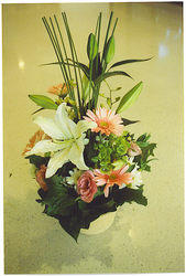 Pastel Arrangement in Cream Terracotta