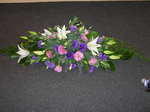 Pastel double ended Funeral Spray