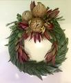 Wreath of indigenous flowers