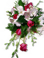Orchid and rose teardrop