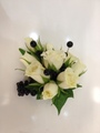 Orchid wrist corsage