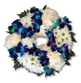 Small Blue and White Wreath
