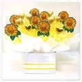Sunflower and Heart Chocolate Box