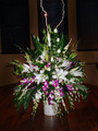 Lilly and Orchid Arrangment