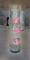 Pink suspended roses