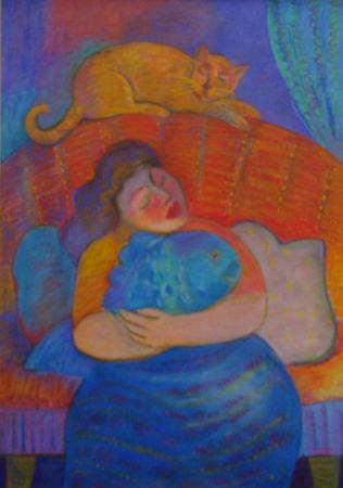Woman With Fish