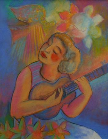 Woman With Guitar