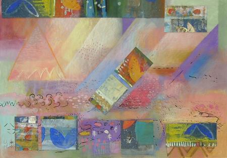 Mountains in sunlight