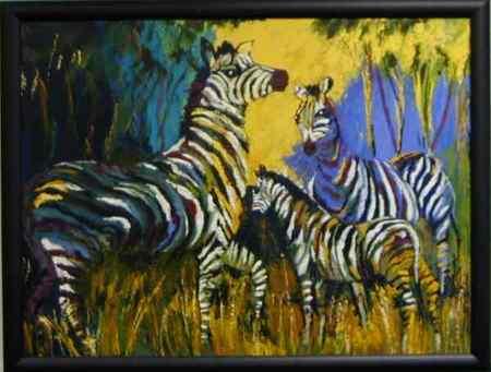 Zebras in Living Colour