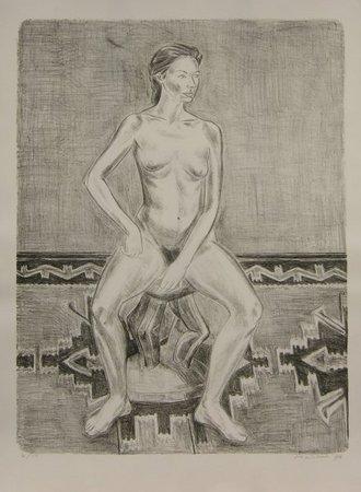 Nude on Stool