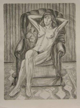 Nude in Armchair