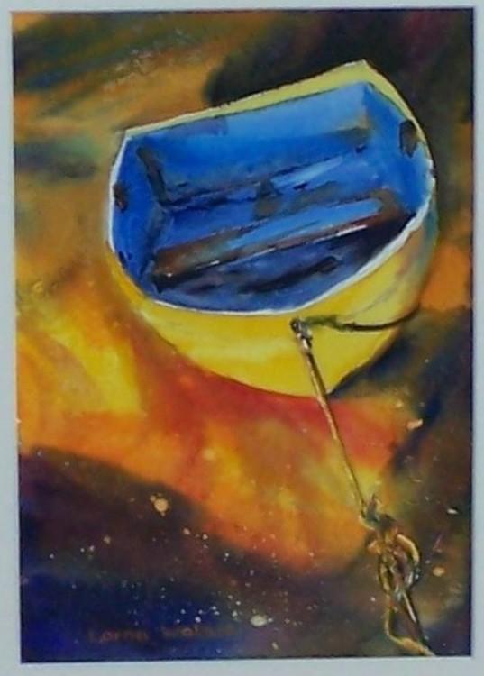 sunset boat