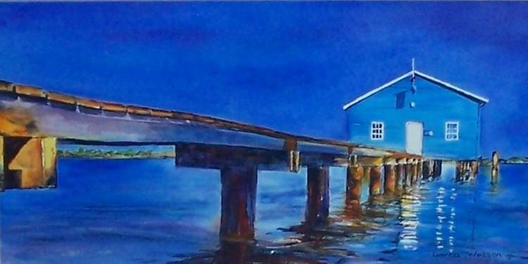 Matilda bay boatshed