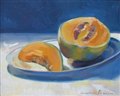 Still life with rockmelon