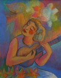 Woman With Guitar