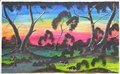 Kangaroos at Dusk No 2