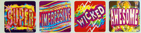 Super (72) Foil Stickers