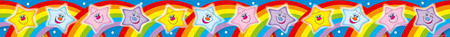 Stars with Rainbows Large Border NEW LOOK