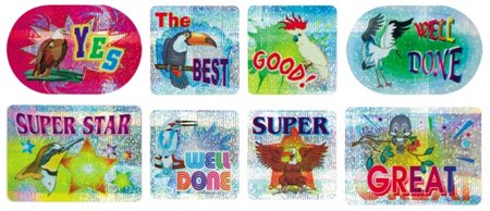 Birds Laser Stickers