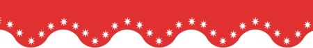 Red Scalloped Border