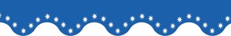 Royal Blue Scalloped Border