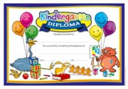 Kindergarten Diploma (35) NEW