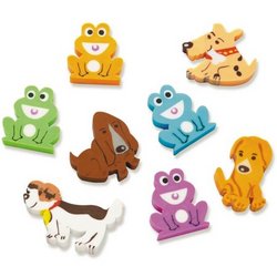Dogs and Frogs (20) Erasers