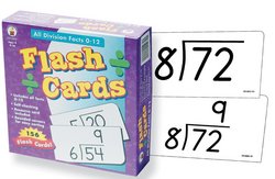 All Division Facts 0-12 Flashcards