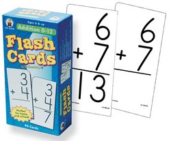 Addition 0 - 12 Flashcards