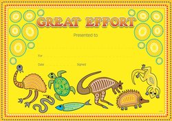 Great Effort (200) Certificates