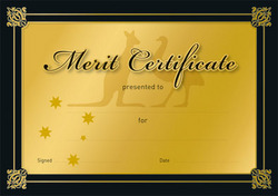 Gold (100) CARD Certificates NEW