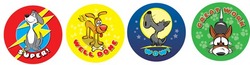 Happy Dogs Merit Stickers