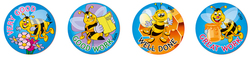 Bees Merit Stickers