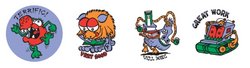 Monsters Merit Stickers