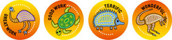 Aboriginal Merit Stickers NEW LOOK