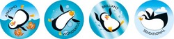 Playful Penguins Merit Stickers NEW LOOK