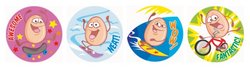 Active Eggs Merit Stickers