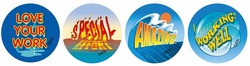 Water Words Merit Stickers NEW LOOK