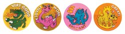 Dragons Metallic Stickers