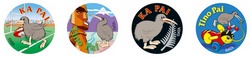 New Zealand Design, Maori Language Merit Stickers NEW