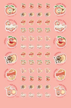 Peach ScentSations Stickers