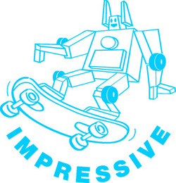 Impressive Robot Merit Stamp