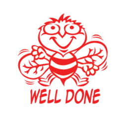 Well Done Bee Merit Stamp