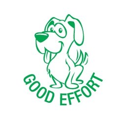 Good Effort Dog Merit Stamp