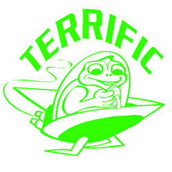 Terrific Spaceship Merit Stamp